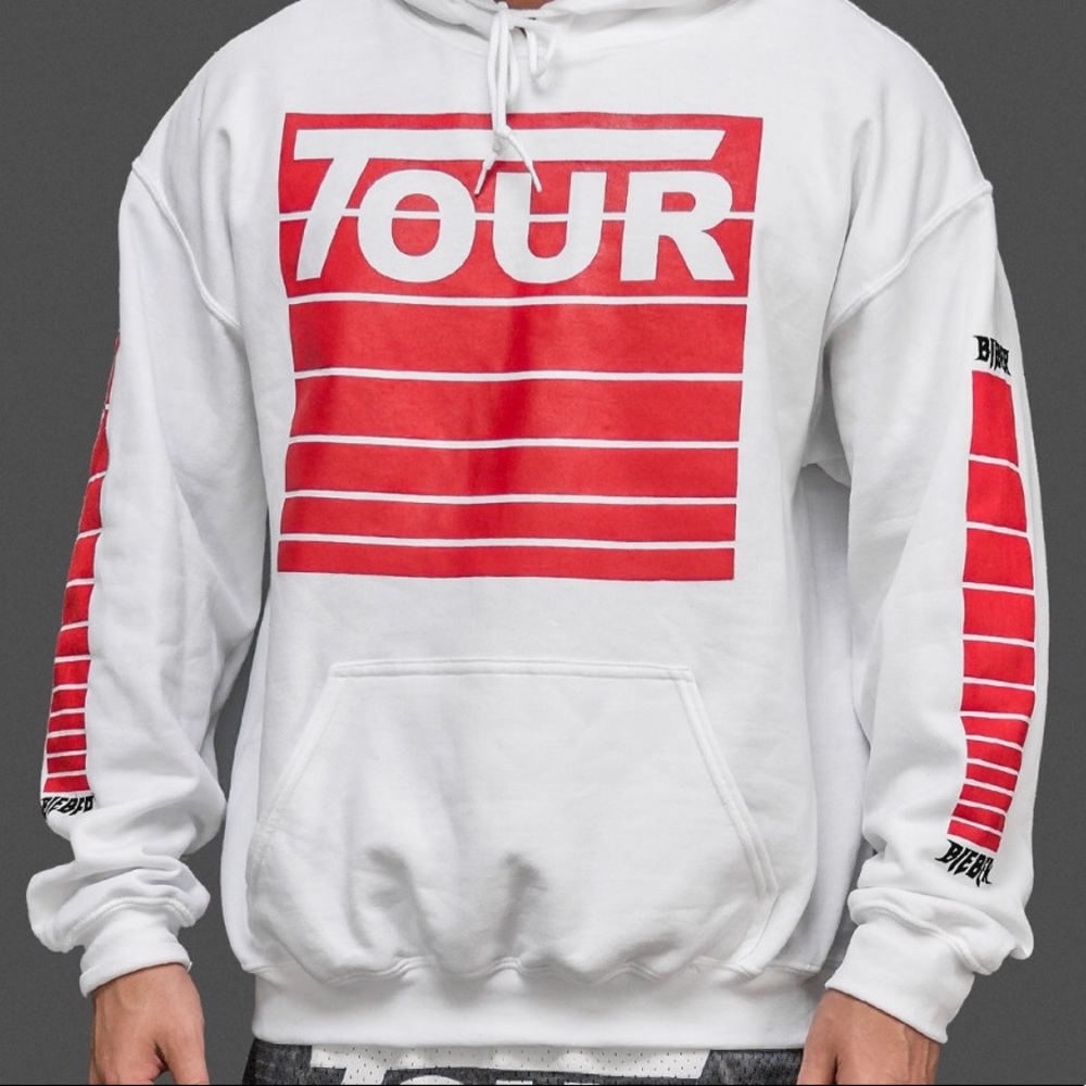Justin Bieber Stadium Tour Racing Hoodie | Small